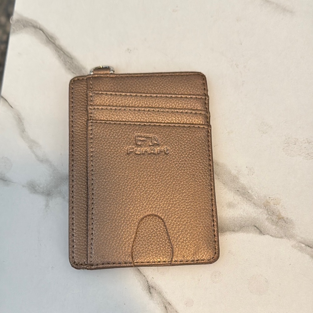 Fur Art Metallic Card Holder